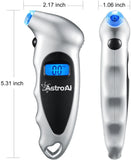 AstroAI Digital Tire Pressure Gauge 150 PSI 4 Settings for Car Truck Bicycle with Backlit LCD and Non-Slip Grip, Silver (1 Pack) pattanaustralia