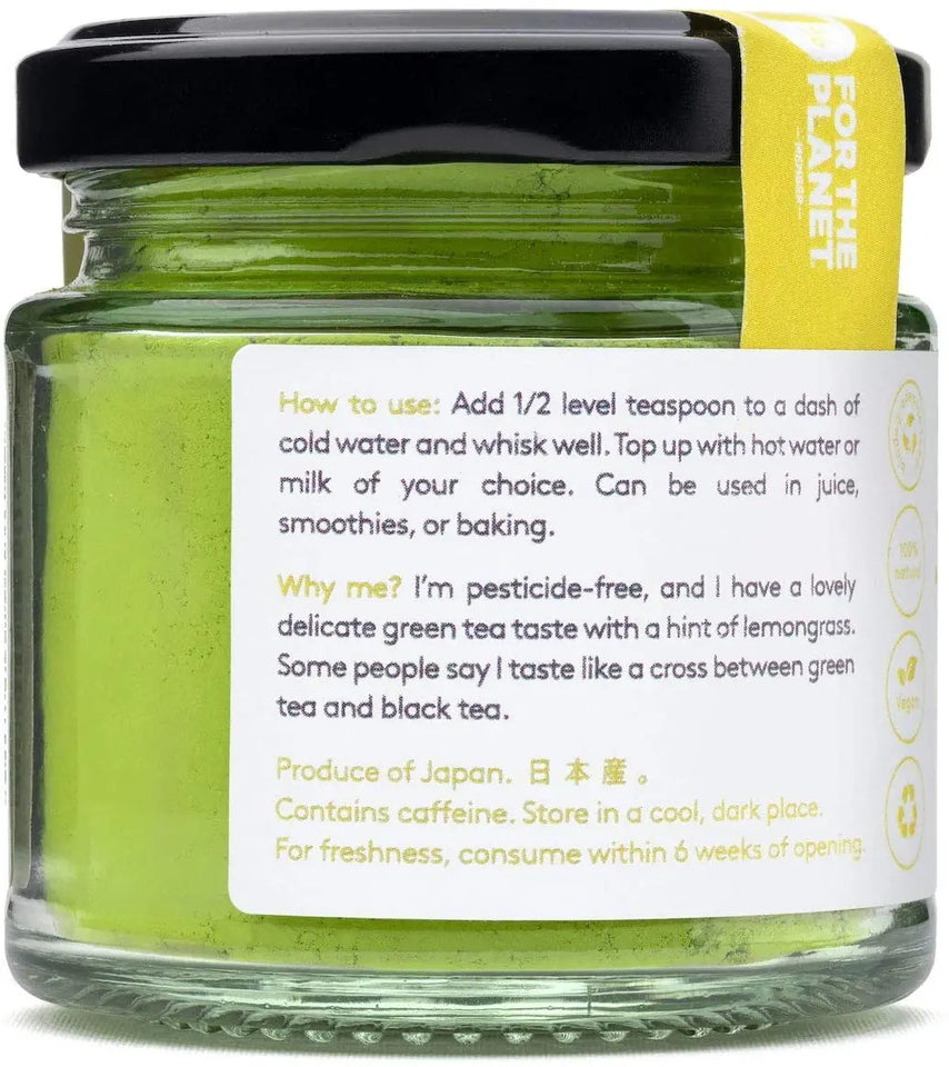 Matcha Green Tea Powder 50g Ceremonial Grade from Japan Pesticide-Free lemon pattanaustralia
