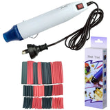 Mini Heat Gun with 127 pcs Heat Shrink Tube, Portable Hot Air Gun for Heat Shrink Tubing, DIY Craft Pattan Australia