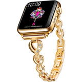 HSY Bling Band for Apple Watch 38mm, 40mm Women Rhinestone Stainless Steel Metal Wristband Compatible Series 5,4,3,2,1 Pattan Australia