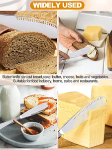 Multi-Function Butter Curler & Spreader with Serrated Edge for Butter, Cheese, Jams Jelly Pattan Australia