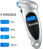 AstroAI Digital Tire Pressure Gauge 150 PSI 4 Settings for Car Truck Bicycle with Backlit LCD and Non-Slip Grip, Silver (1 Pack) pattanaustralia