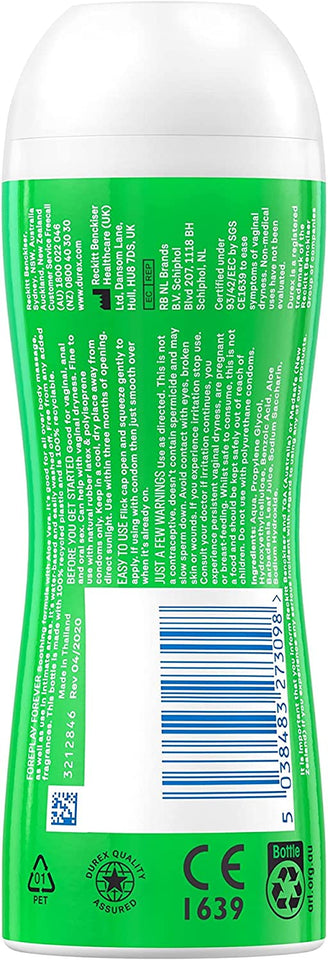 Play Aloe Vera 2 in 1 Massage Gel Intimate Lubricant, 200Ml