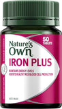 Iron plus for Women'S Health - Supports Iron Levels, Energy Levels and Immune System Function, 50 Capsules
