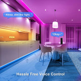 15m Wifi LED Strip Lights Compatible with Alexa, Music Synic, App Control Pattan Australia