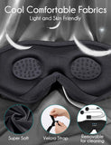 LC-dolida Sleeping Mask with Bluetooth Headphones for Side Sleepers, Ultra-Thin Stereo Speakers Pattan Australia