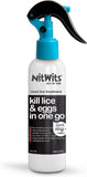 All-In-One Head Lice Treatment Spray, Kills Nits & Eggs, Includes Lice Spray 120Ml & Nit Comb