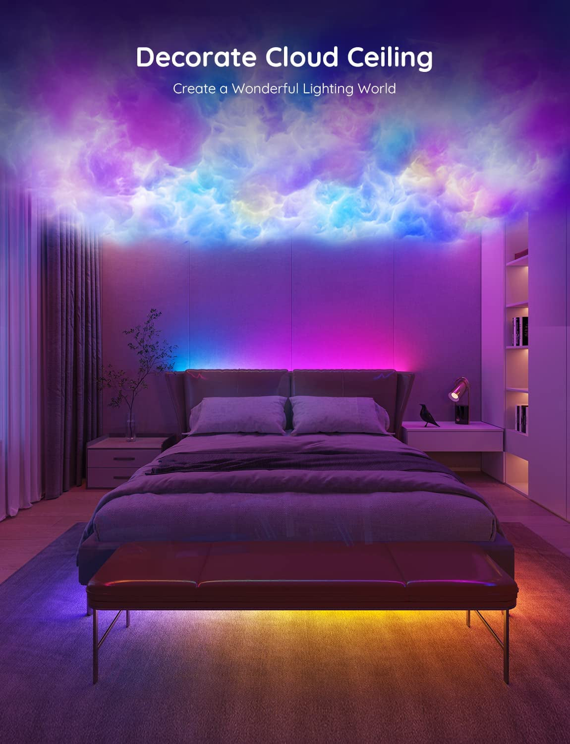 Led lights for on sale ceiling bedroom