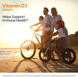 Vitamin D3 5000IU, Non-Gmo, Gluten Free, Soy Free, Regulates Immune Function, Supports Healthy Bones, 720 Softgels