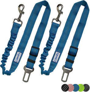 Zenify Dog Car Seat Belt Extendable Leash (2 Pack) - Pet Adjustable Elastic Seatbelt Harness Vehicle Safety pattanaustralia