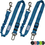 Zenify Dog Car Seat Belt Extendable Leash (2 Pack) - Pet Adjustable Elastic Seatbelt Harness Vehicle Safety pattanaustralia