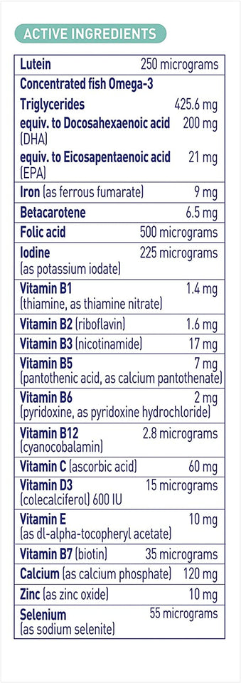 Breastfeeding Multivitamin to Support Nutritional Needs during Breastfeeding and Baby'S Healthy Development, Capsules 60 Pack