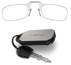 ThinOptics Keychain Case & Rectangular Reading Glasses Pattan Australia