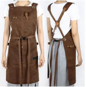 Heavy Duty, Adjustable Waxed Canvas Work Shop Apron for Men & Women Pattan Australia