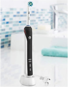 Pro 2000 Black Electric Toothbrush + Travel Case