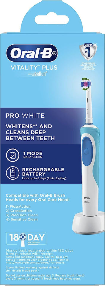 Vitality plus Pro White Electric Toothbrush