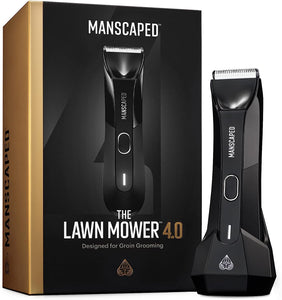 MANSCAPED™ Electric Groin Hair Trimmer, the Lawn Mower™ 4.0, Replaceable Skinsafe™ Ceramic Blade Heads, Waterproof Wet / Dry Clippers, Rechargeable, Wireless Charging, Male Body Hair Groomer