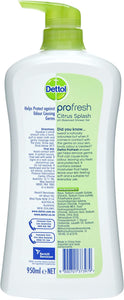 Profresh Shower Gel Body Wash Citrus Burst 950Ml X 3 Pack