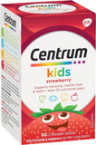 Kids Multivitamin Strawberry Flavour, with Vitamins to Support Immunity, Healthy Eyes, Teeth & Gums, 60 Chewable Tablets