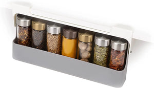 Cupboardstore in Cupboard, Kitchen Storage Under-Shelf Spice Rack, Organiser Grey