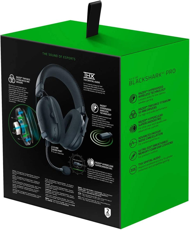 Blackshark V2 Pro Wireless Gaming Headset, Black