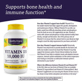 Vitamin D3 10,000 IU (Non-Gmo), 360 Softgels