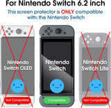 Nintendo Switch Screen Protector (2 Pack), Premium Tempered Glass Screen Protector for Nintendo Switch