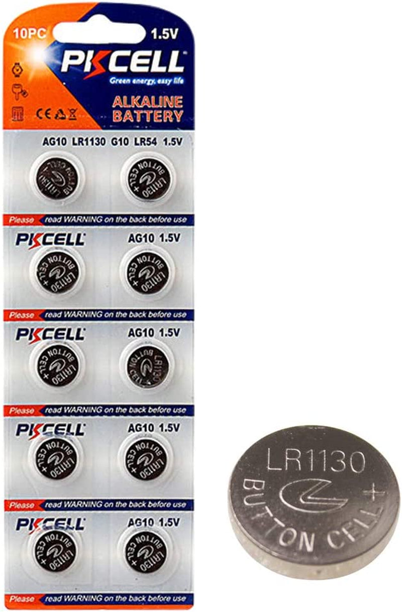 LR1130 L1131 389 390 AG10 Watch Battery Button Cell 10Pcs