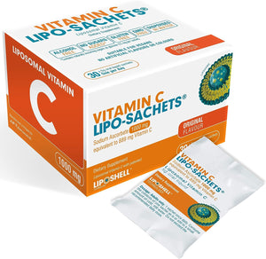 Lipo-Sachets Liposomal Vitamin C 1000Mg - 30 Liquid Vitamin C Packets of Strong High Absorption Liposomal Vitamin C Gel. Efficient Vit C Delivery. No Added Sugar Vitamin C Liposomal for Immune Support