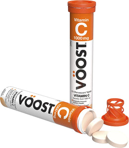 VÖOST Vitamin C Blood Orange Effervescent Tablets 20 Pack