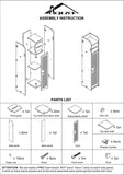 Toilet Roll Holder,Toilet Paper Roll Holder with Slim Shelf,Over Toilet Storage for Toilet Paper Bulk,Narrow Shelf for Bathroom Accessories,Bathroom Storage for Toilet Tissue,White by