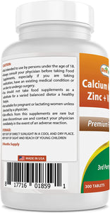 Calcium Magnesium Zinc with D3 300 Tablets